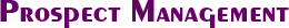 Prospect Management